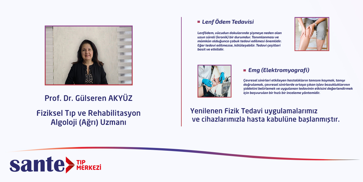 Prof. Dr. Gülseren AKYÜZ Hasta Kabulüne Başlamıştır